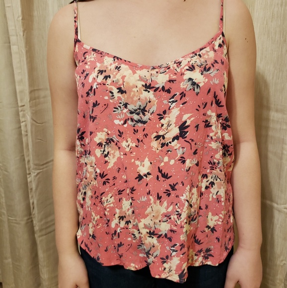 Old Navy floral tank top - Picture 1 of 4